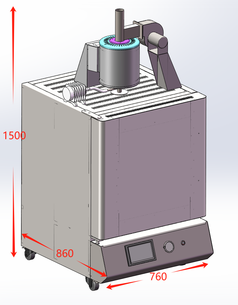 MP-1200-SC-X6箱式爐（帶二次燃燒室）